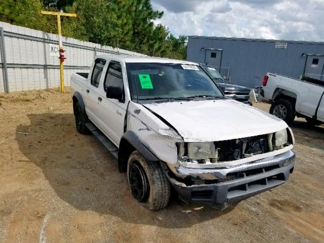 1N6ED27T1YC319419 - 2000 NISSAN FRONTIER C WHITE photo 1