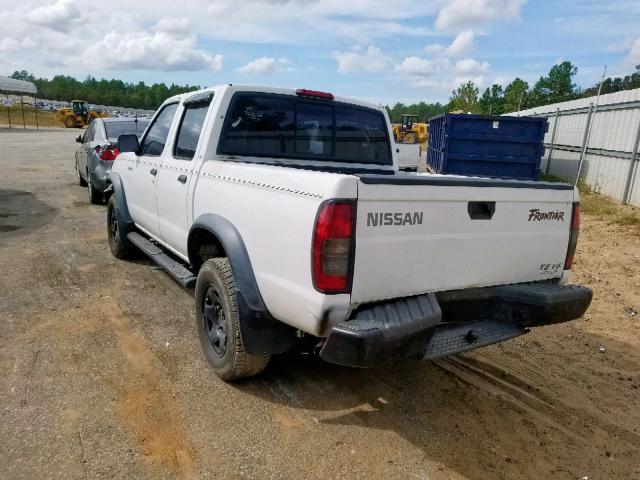 1N6ED27T1YC319419 - 2000 NISSAN FRONTIER C WHITE photo 3