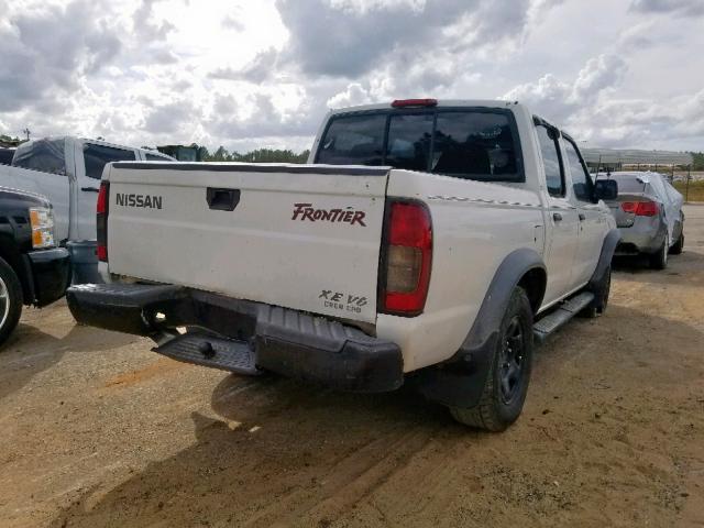 1N6ED27T1YC319419 - 2000 NISSAN FRONTIER C WHITE photo 4