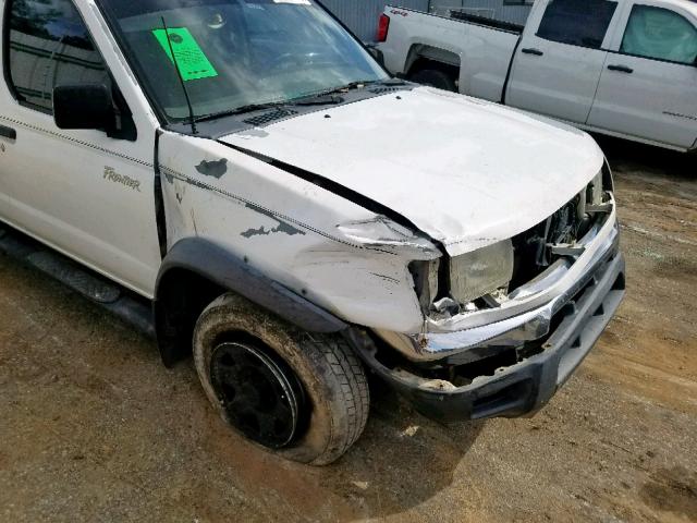 1N6ED27T1YC319419 - 2000 NISSAN FRONTIER C WHITE photo 9