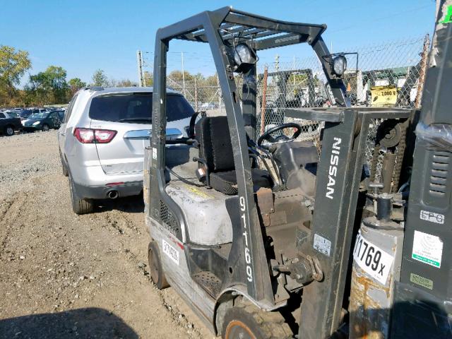 CP1F29W0592 - 2012 NISSAN FORKLIFT SILVER photo 9
