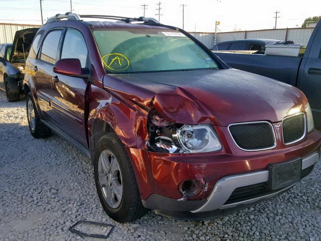 2CKDL63F776243584 - 2007 PONTIAC TORRENT RED photo 1