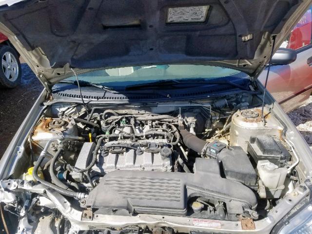 JM1BJ225521595774 - 2002 MAZDA PROTEGE DX SILVER photo 7