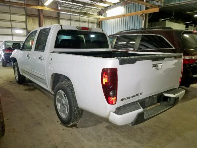 1GCDSCF98C8147790 - 2012 CHEVROLET COLORADO L WHITE photo 3