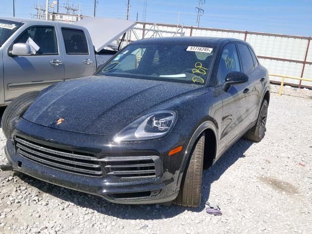 WP1AA2AY6KDA15341 - 2019 PORSCHE CAYENNE BLACK photo 2