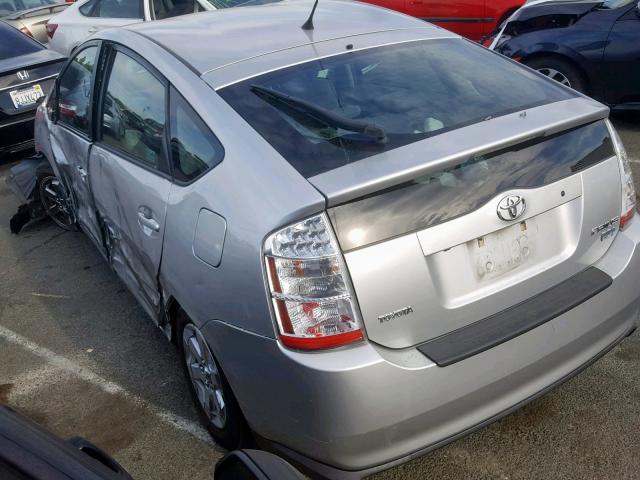 JTDKB20U997876796 - 2009 TOYOTA PRIUS SILVER photo 3