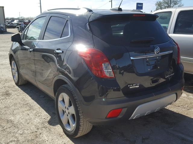 KL4CJASB7FB166361 - 2015 BUICK ENCORE BLACK photo 3