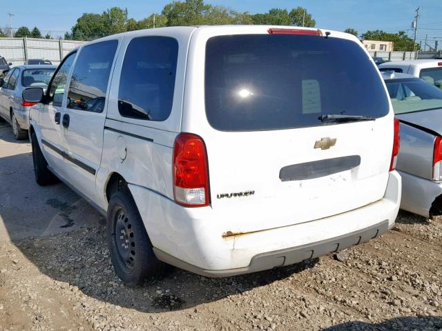 1GBDV13117D174616 - 2007 CHEVROLET UPLANDER I WHITE photo 3