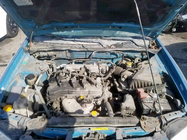 3N1CB51D24L889207 - 2004 NISSAN SENTRA 1.8 BLUE photo 7