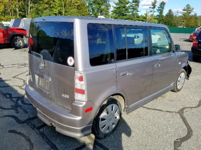 JTLKT324364050818 - 2006 TOYOTA SCION XB ნაცრისფერი ფოტო 4