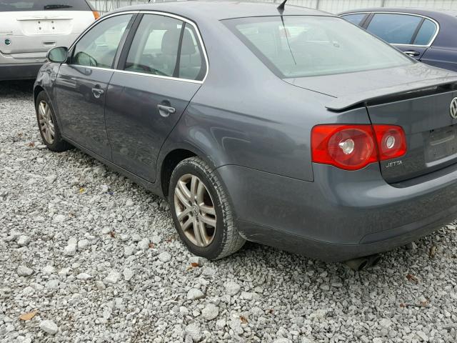 3VWEG71K67M079530 - 2007 VOLKSWAGEN JETTA WOLF GRAY photo 3