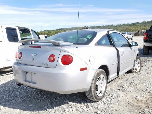 1G1AL15F077317625 - 2007 CHEVROLET COBALT LT SILVER photo 4