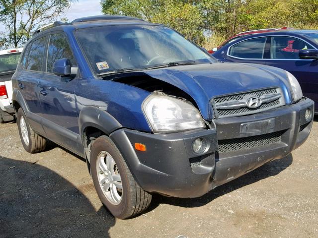 KM8JN72D77U562829 - 2007 HYUNDAI TUCSON SE BLUE photo 1