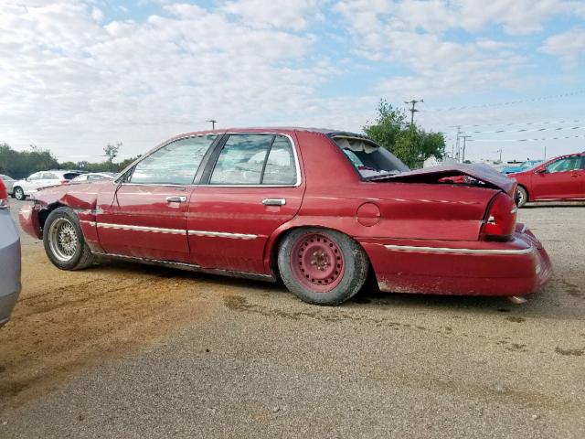 2MEFM75W4XX698482 - 1999 MERCURY GRAND MARQ MAROON photo 9