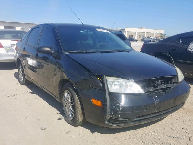 1FAFP34N76W109953 - 2006 FORD FOCUS ZX4 BLACK photo 1