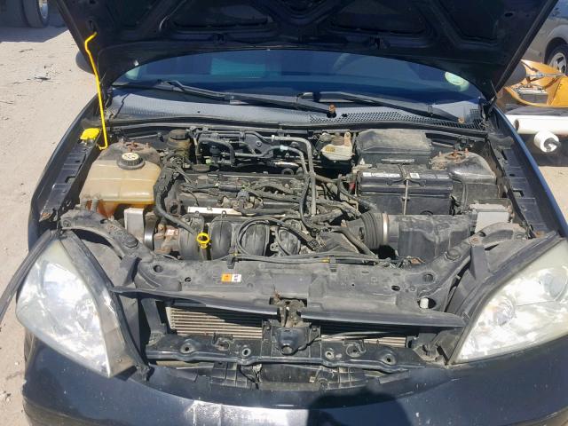 1FAFP34N76W109953 - 2006 FORD FOCUS ZX4 BLACK photo 7