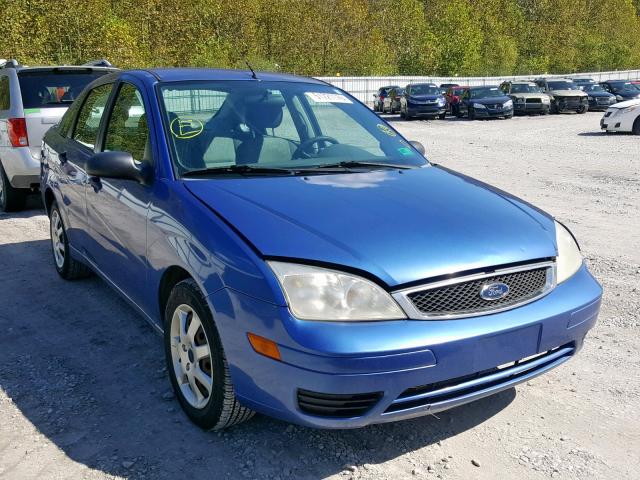 1FAFP34N55W147910 - 2005 FORD FOCUS ZX4 BLUE photo 1