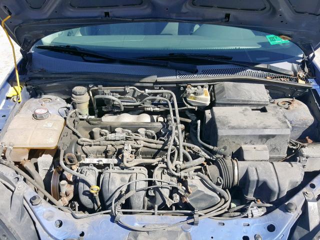 1FAFP34N55W147910 - 2005 FORD FOCUS ZX4 BLUE photo 7