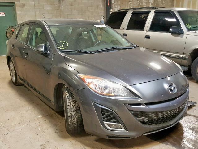 JM1BL1K62B1376283 - 2011 MAZDA 3 S GRAY photo 1