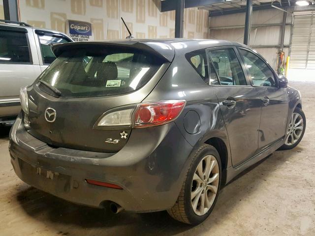 JM1BL1K62B1376283 - 2011 MAZDA 3 S GRAY photo 4