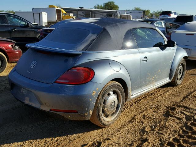 3VW517AT3GM812689 - 2016 VOLKSWAGEN BEETLE S/S BLUE photo 4