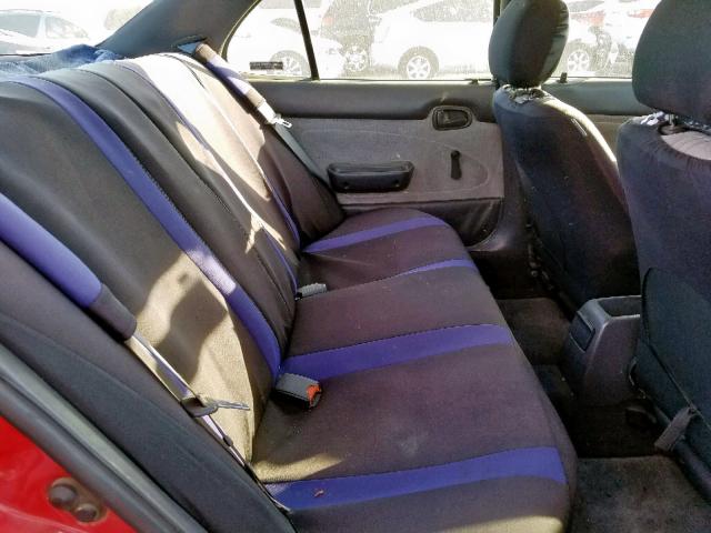 1Y1SK5262SZ038454 - 1995 GEO PRIZM BASE RED photo 6