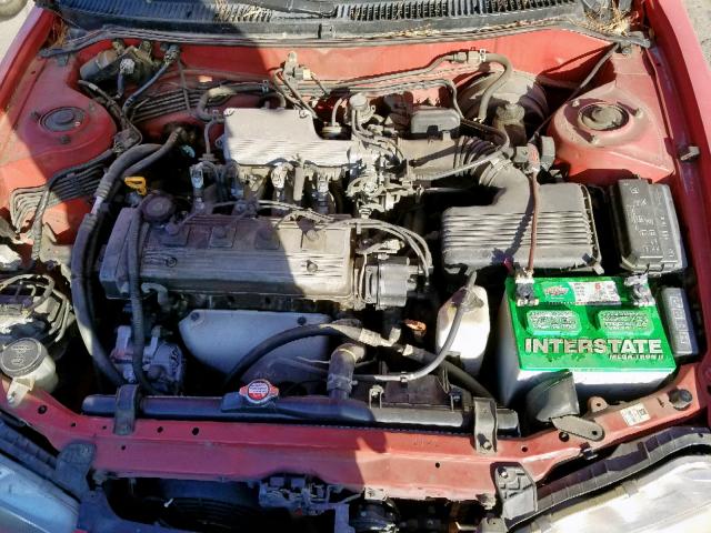 1Y1SK5262SZ038454 - 1995 GEO PRIZM BASE RED photo 7