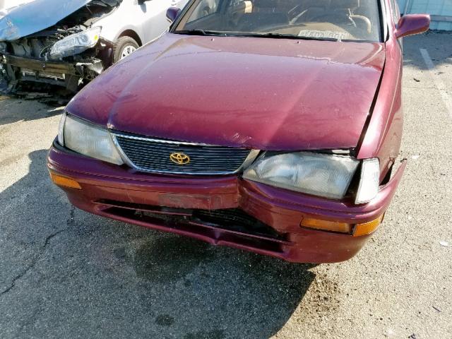 4T1GB11E0SU028459 - 1995 TOYOTA AVALON XLS MAROON photo 9