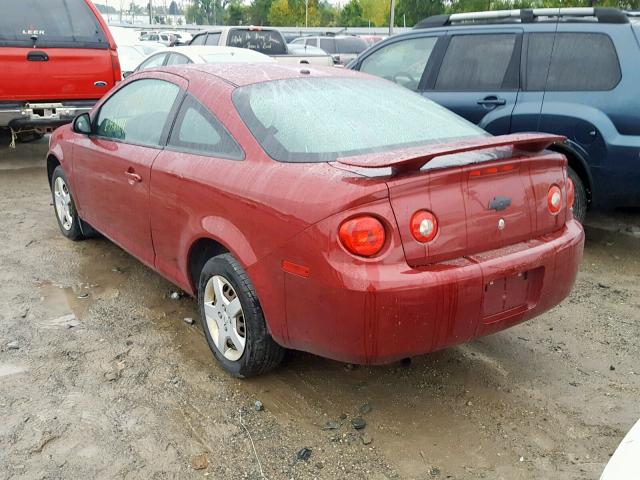 1G1AL18FX87162756 - 2008 CHEVROLET COBALT LT RED photo 3