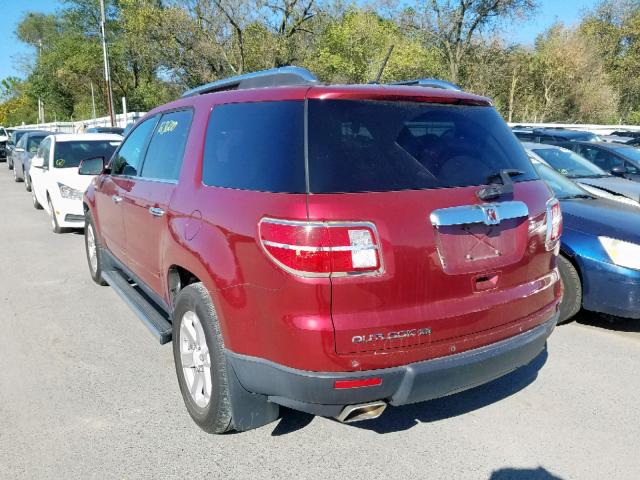 5GZER23767J139097 - 2007 SATURN OUTLOOK XR წითელი ფოტო 3