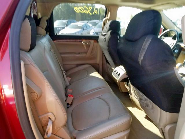 5GZER23767J139097 - 2007 SATURN OUTLOOK XR წითელი ფოტო 6