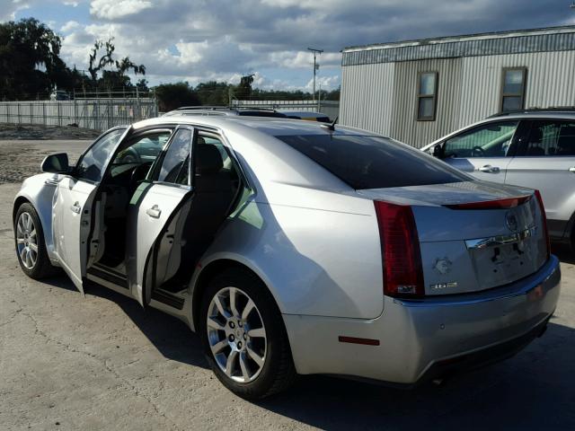 1G6DV57V380193499 - 2008 CADILLAC CTS HI FEA SILVER photo 3