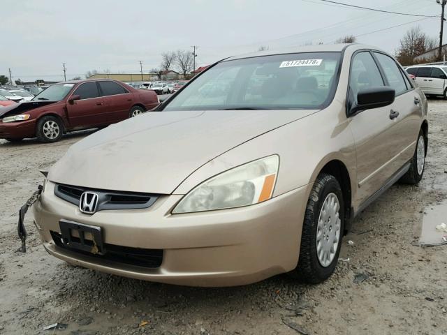 1HGCM56115A083598 - 2005 HONDA ACCORD DX GOLD photo 2