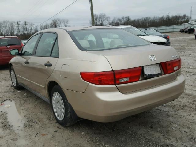 1HGCM56115A083598 - 2005 HONDA ACCORD DX GOLD photo 3