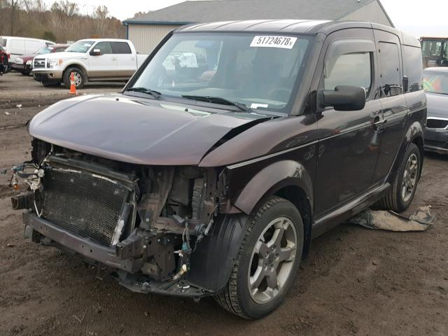 5J6YH18988L015399 - 2008 HONDA ELEMENT SC BROWN photo 2