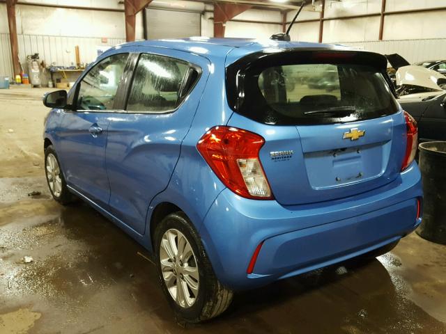 KL8CD6SA8GC602477 - 2016 CHEVROLET SPARK 1LT BLUE photo 3