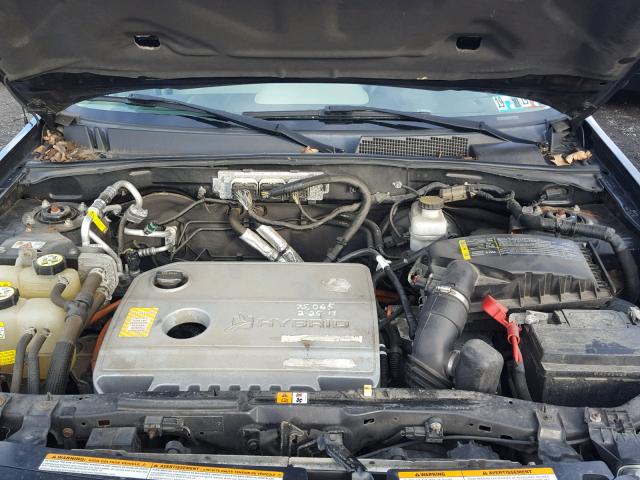 1FMCU5K30AKC89288 - 2010 FORD ESCAPE HYB GRAY photo 7