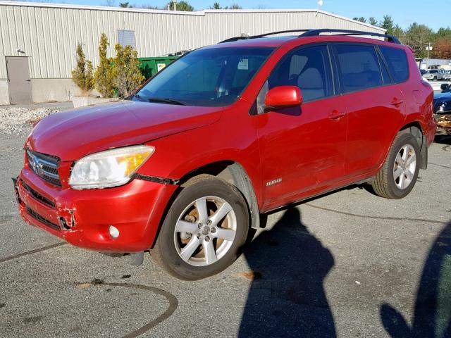 JTMBD31V966011965 - 2006 TOYOTA RAV4 LIMIT RED photo 2