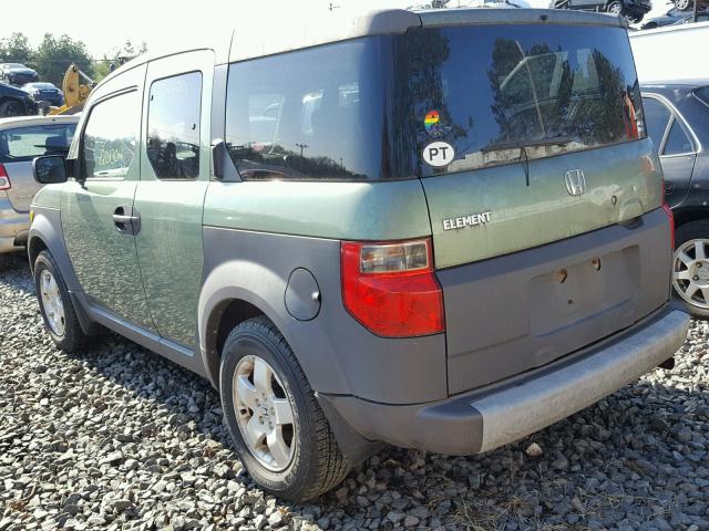 5J6YH28513L035960 - 2003 HONDA ELEMENT EX GREEN photo 3