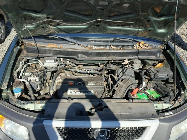 5J6YH28513L035960 - 2003 HONDA ELEMENT EX GREEN photo 7