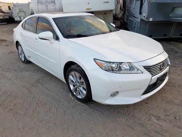 JTHBW1GG3D2031266 - 2013 LEXUS ES 300H WHITE photo 1