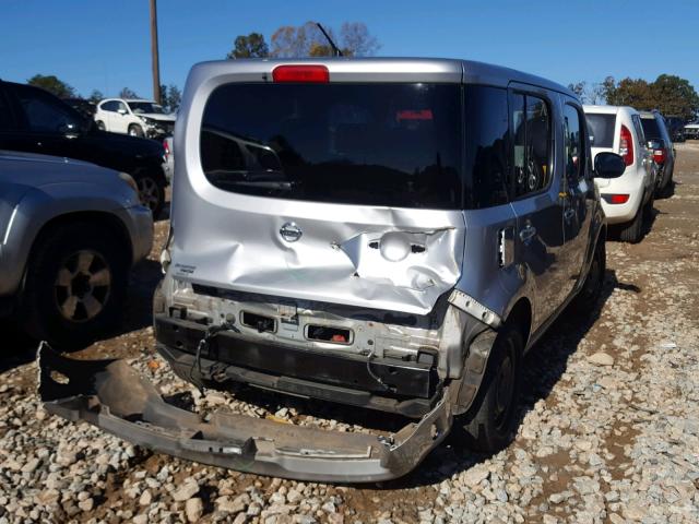 JN8AZ2KR4AT159593 - 2010 NISSAN CUBE BASE SILVER photo 4