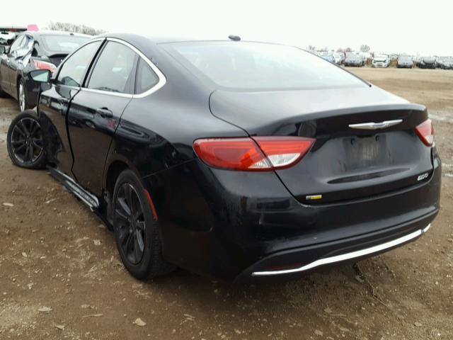 1C3CCCAB8FN758495 - 2015 CHRYSLER 200 LIMITE BLACK photo 3