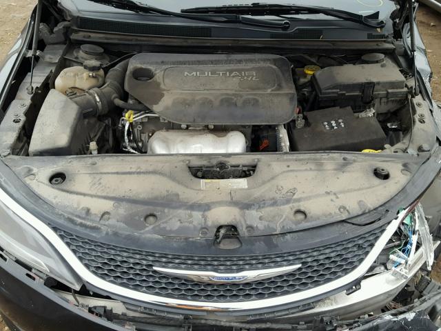 1C3CCCAB8FN758495 - 2015 CHRYSLER 200 LIMITE BLACK photo 7