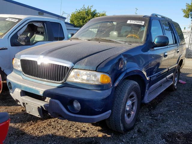 5LMPU28L9WLJ27715 - 1998 LINCOLN NAVIGATOR 绿色 照片 2