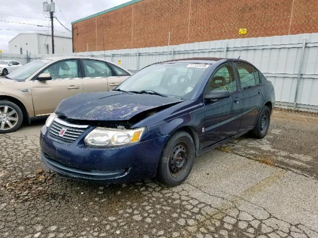 1G8AJ55F67Z200103 - 2007 SATURN ION LEVEL BLUE photo 2