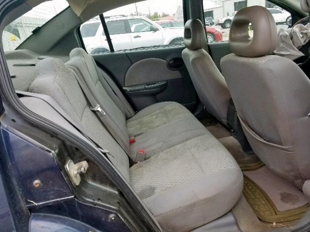 1G8AJ55F67Z200103 - 2007 SATURN ION LEVEL BLUE photo 6
