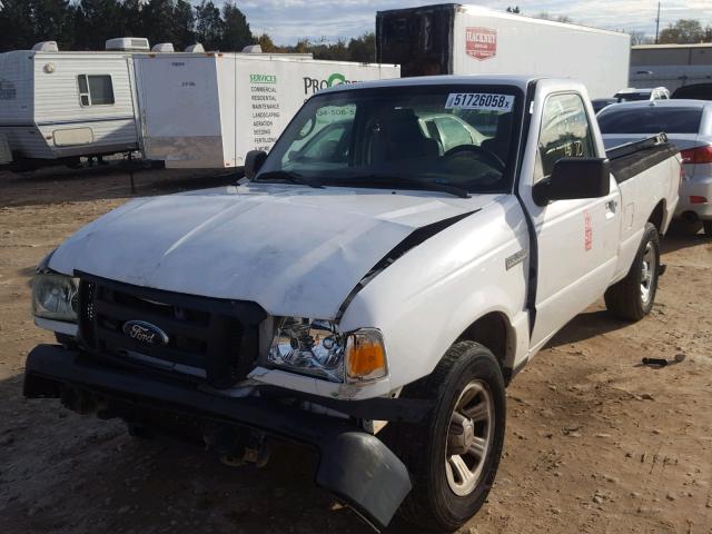 1FTYR10D88PA96271 - 2008 FORD RANGER WHITE photo 2