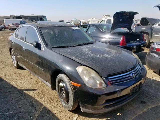 JNKCV51E13M318405 - 2003 INFINITI G35 BLACK photo 1