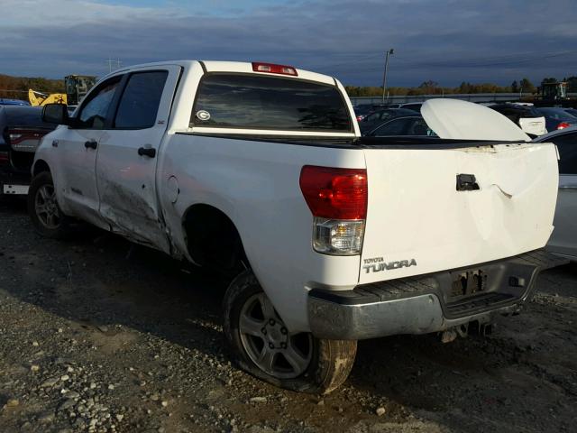 5TFEY5F19CX116742 - 2012 TOYOTA TUNDRA CRE WHITE photo 3